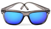 Image of Nulla Etica Sine Aeshtetica - transparent smoke grey / blue mirror