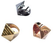 Image of Deco Pyramid ring