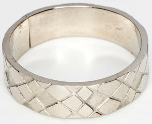 Image of Snake Skin - White Bronze Ring Band
