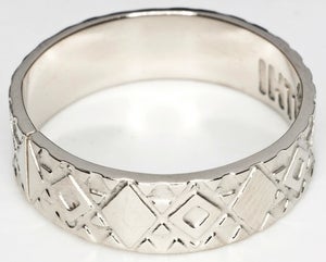 Image of Galactic - White Bronze Ring Band