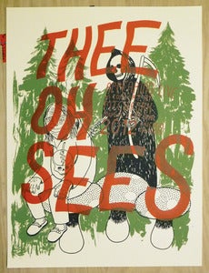 Image of Thee Oh Sees Pitchfork 2012 Poster