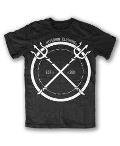 Image of Black Hyperion Trident Tri-Blend Tee