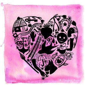 Image of MILAGRO HEART PRINT