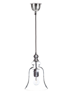 Image of Glass Bell Pendant Light
