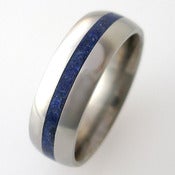 Image of CUSTOM LISTING - Lapis and 14k White Gold Ring