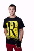 Image of REMNANTS "R" T-shirt Black/Yellow