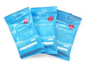 Image of Peppermint- 3 Packs of 10 Wipes