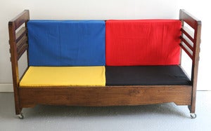 Image of BANQUETTE / LIT ENFANT ART DÉCO RESTAURÉ REF.0014