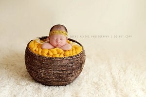 Image of Gold Big Bump Blanket *Devoted Knits Original*