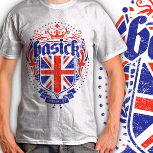 Image of BASICK RECORDS - Ltd Edition 'Basick Heritage' Tee