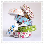 Image of Floral Printed Fabric Tapes