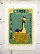 Image of Large Grebe Stamp