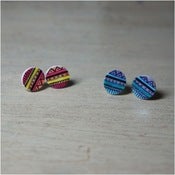Image of Aztec Stud Earrings