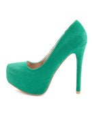 Image of Brand New Green Heels Sz 8 FREE SHIPPING