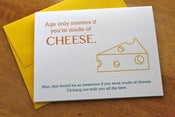 Image of Made of Cheese Birthday Card