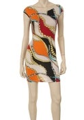 Image of Cap Sleeve chain dress