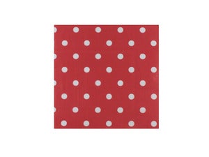 Image of Red Polka Dot Paper Napkins