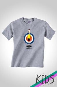 Image of The t-Wigs Limited Edition Kids Cycling T-Shirt Light Grey