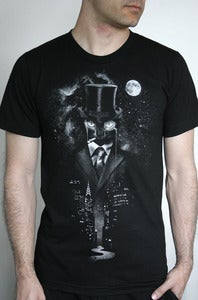 Image of Night Watch - American Apparel Mens / Unisex T shirt on Black