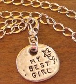 Image of "My Best Girl" bauble charm