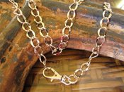 Image of Pretty Silver chain with swivel clasp for hanging "baubles"