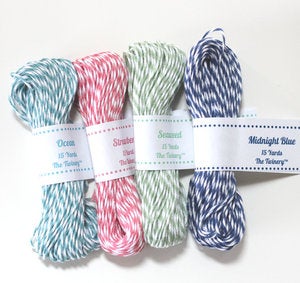 Image of Mini Sampler - Midnight Blue, Ocean, Seaweed & Strawberry - 15 yards of each color
