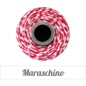 Image of Maraschino - Red & White Baker's Twine