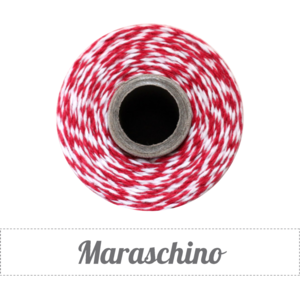 Image of Maraschino - Red & White Baker's Twine