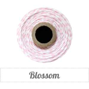 Image of Blossom - Light Pink & White Baker's Twine