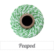Image of Peapod - Green & White Baker's Twine