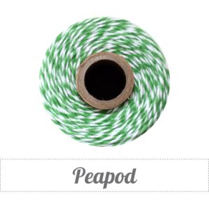 Image of Peapod - Green & White Baker's Twine