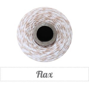 Image of Flax - Light Khaki & White Baker's Twine