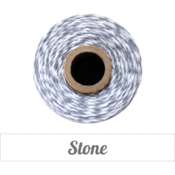 Image of Stone - Gray & White Baker's Twine