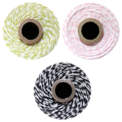 Image of Color Trio - 3 FULL SPOOLS - HONEYDEW, BLOSSOM & CHARCOAL