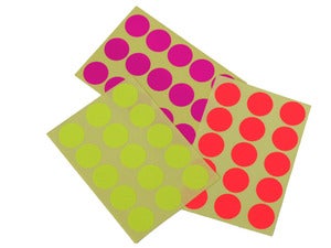 Image of Neon Round Stickers
