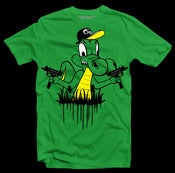 Image of Machine Gun Freddy on green