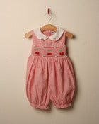 Image of c. 1980s cherry detail romper