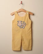 Image of c. 1970s hippo applique cord romper