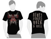 Image of Dirty Jersey Rock N Roll "Skull & Gibsons" Premium Tee