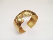 Image of Customizable Brass Cuff Bracelet - 9 patterns & 3 finishes available