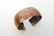 Image of Customizable Copper Cuff Bracelet - 9 patterns & 3 finishes available
