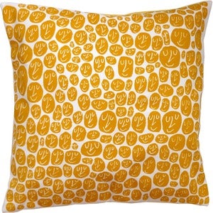 Image of Happy Faces Cushion - sunshine