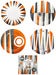 Image of Backgammon Porcelain - Tea Plates Set