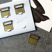 Image of Midori brass index clips