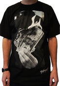 Image of Money to Burn Tee - Black