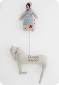 Image of Woman & Horse Mobile