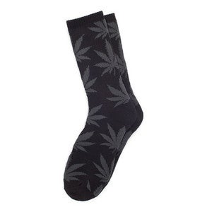 Image of HuF Plant life Socks - Black & charcoal socks 