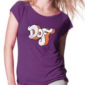 Image of Dof T-Shirt Women Eggplant