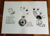 Image of "A Meditation For Drinking Tea" 18 x 24 One Color Serigraph Print