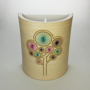 Image of Ash wall light. Tree.